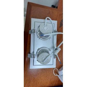 China Grille 220V Led Panel Downlight Rectangular Embedded on sale