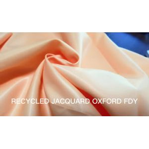 Recycled polyester jacquard 280 mildew and stain resistant for tablecloth