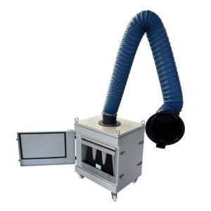 One / Two Arm Automatic Cleaning Welding Smoke Exhaust System Welding Fume Dust