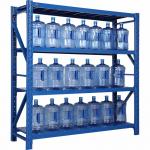 Reusable 3 Tier Metal Shelf For Display , Warehouse Storage Rack Shelf System