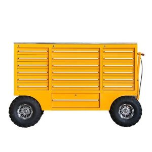 Mechanical Tool Cart With Thick Metal And Stainless Steel Handles