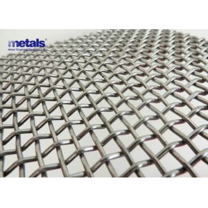 Precision Crimping Woven Wire Mesh Screens For Window Net Heavy Square Mesh