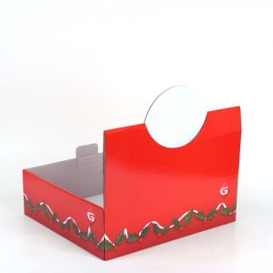 Cheap Folded Products Display E-Flute Corrugated Cardboard Box Printing