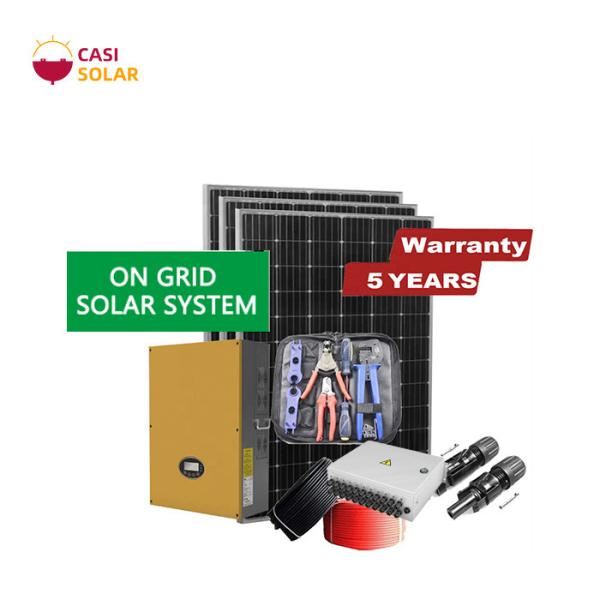 Rooftop 250KW Home Solar Generator Systems 400V Monocrystalline Solar Panel