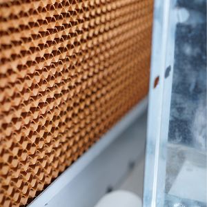 Powerful Smoke Exhaust With Centrifugal Water Curtain Cooling Wind Cabinet