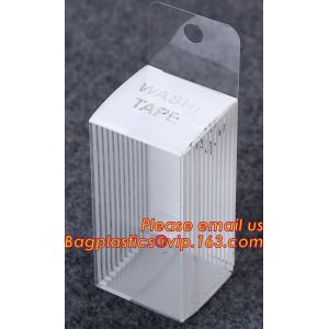 Oem Clear Plastic Soft Crease Folding box for brush packaging, plastic boxes PVC
