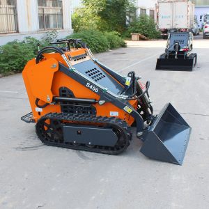 Wholesale Cheap CE/EPA New Small Mini Small Garden Loader Track Mini Skid Steer Loader With Bucket Trencher Rotary Plow from china suppliers