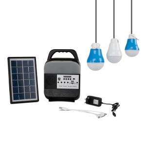 CE MSDS IEC Plastic Solar Home Lighting System With Power Bank