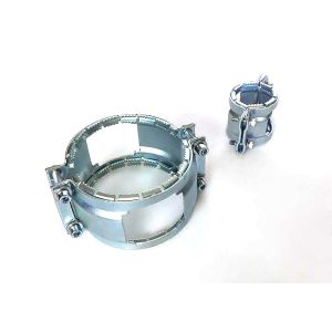 Wholesale DN100 cast Iron Pipe Fittings Rapid Coupling SML EN877 Clamps CV Grip Collar from china suppliers