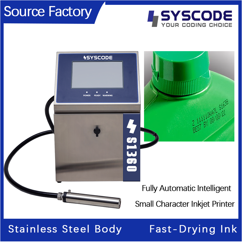 Cosmetics & Personal Care CIJ Printer - IP66 rated inkjet coder designed for