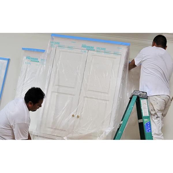 5 In 1 Auto Clean Kits Hdpe Plastic Drop Sheet Plastic Sheeting Durable Polyethylene Sheeting/Film Masks Car From Paint