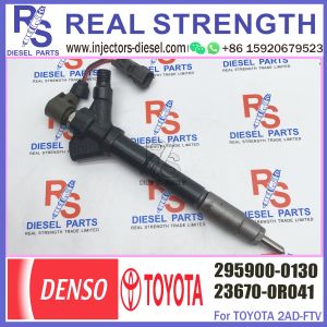 Diesel Fuel Injector 295900-0130 295900-0030 For TOYO-TA 23670-0R041 23670-0R040