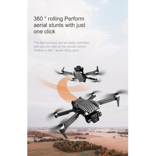 Beginner Operator Skill Level Portable RC Drone with Obstacle Avoidance and Triple Camera D3 Pro 4k Brushless Motor