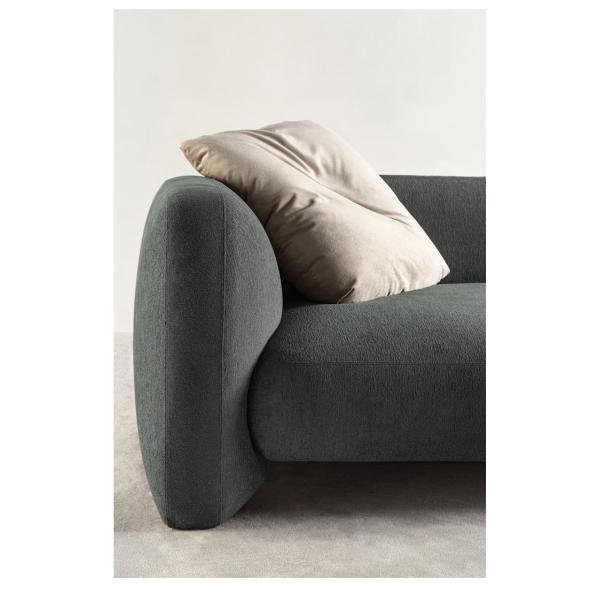 Modern Sofa Cream Style Casual Lobby Reception Sofa Set Cotton Fabric