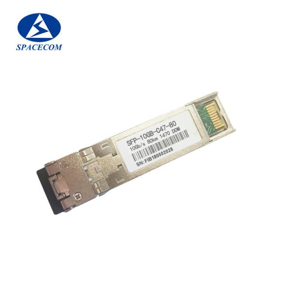 Duplex LC connector Cwdm 10g Sfp+ 80km Electrical interface compliant to SFF
