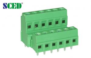 Wholesale Double Levels PCB Terminal Block Green 5.08mm 10A Plastic Nickel Plated from china suppliers