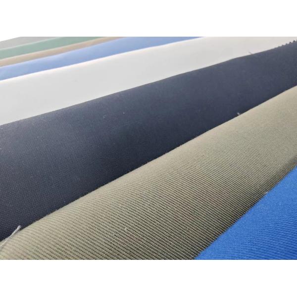 Water Resistant 100% Polyester Twill Gabardine Fabric Customized for Workwear Clothing