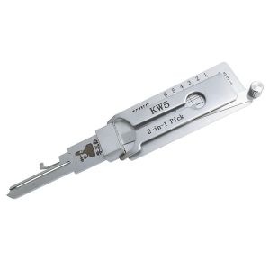 Wholesale Lishi Kw5 Lockpicks 6 Pin 2 In 1 Tool For Kwikset Pick Lock Tools from china suppliers