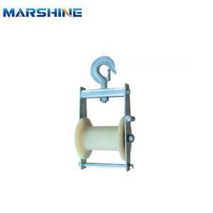 Wholesale Aluminum Nylon Sheave Roller Bunch Conductor Stringing Pulley Block from china suppliers