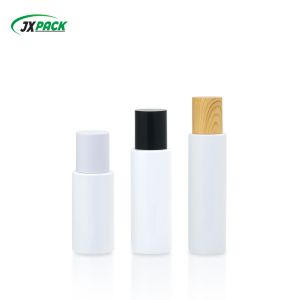 Wholesale PET Plastic Cosmetic Bottle with Wooden Cap 60ml 80ml 100ml from china suppliers