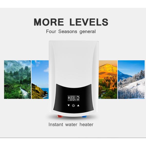 220V Thermostat Electric Water Heater For Kitchen 5500W Smart Control