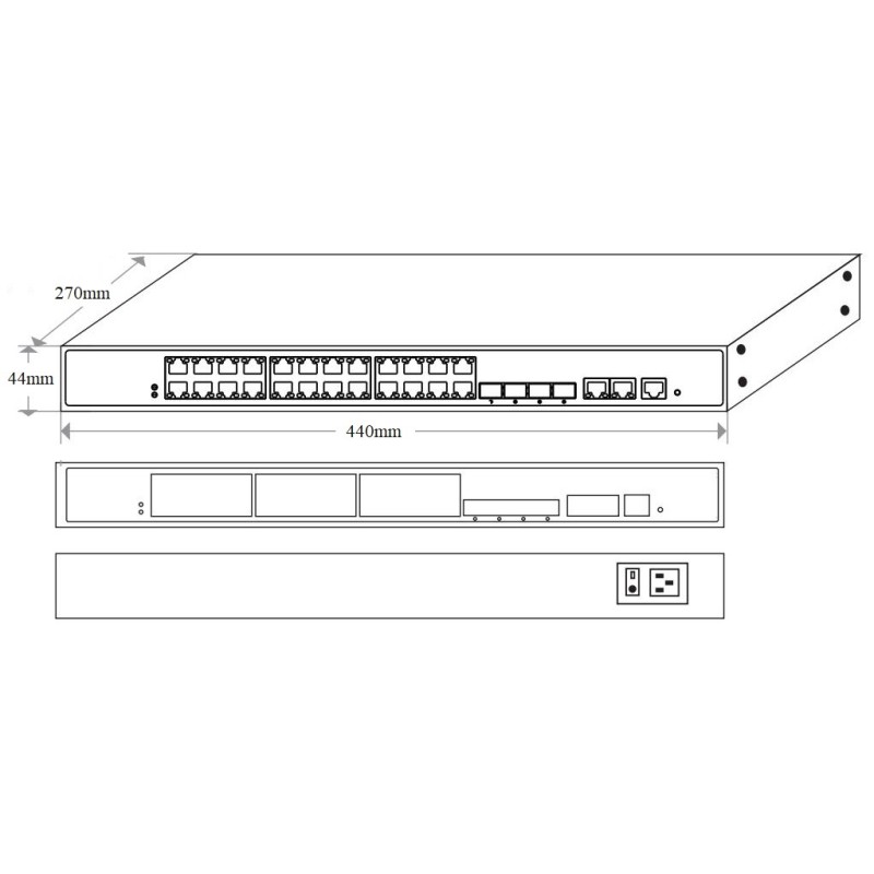 ONV57030FM Dimension Diagram