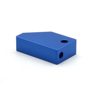 Custom CNC Turning Aluminum Part With Blue Anodizing