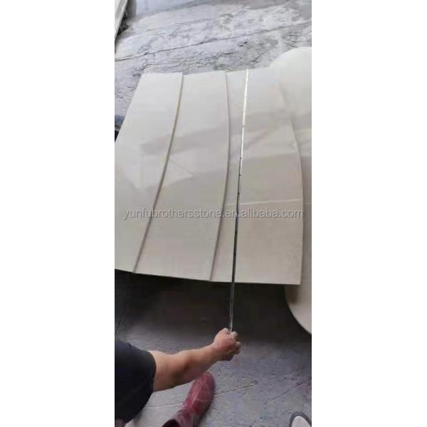 Foshan Custom Modern Honed Marble Big Slab Cut-to-Size Stairs for Home Interior Design