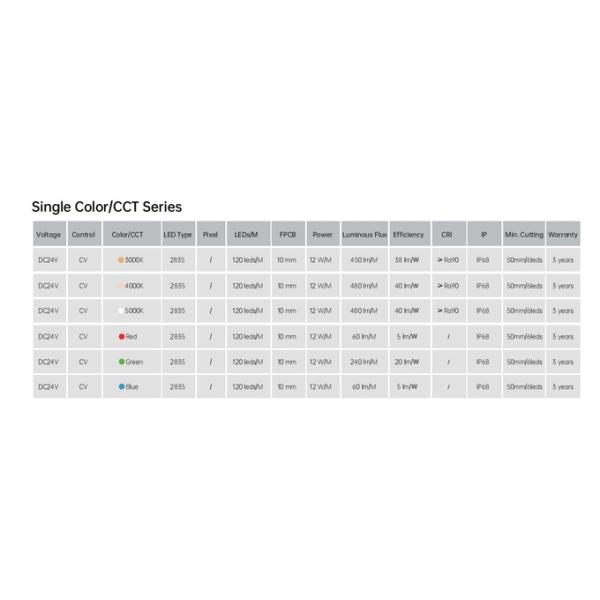 Custom 24V Flexible LED Neon Strip For Swimming Pool IP68 Waterproof OEM Factory