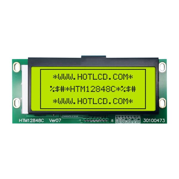 Quality 128x48 Matrix Graphic LCD Module With SPI Interface HTM12848C for sale