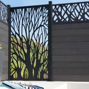 Customized Aluminium Fences And Gates Swing Rustproof Features