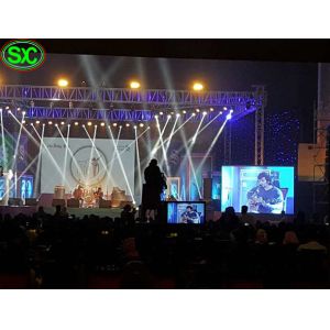 Seamless P5 Light Weight Thinner Haning LED Display with High Frequency Dynamic