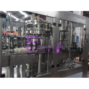 Auto touch screen control Soft Drink Filling Line For Glass Bottle