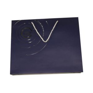 Hot Stamping Customized Paper Bags With Handles OEM UV Coating