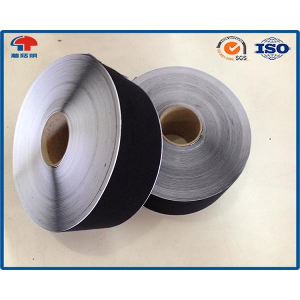 Quality Black / White Reusable Soft Nylon Hook Loop Thin Tape 150mm Width Sticky Back for sale
