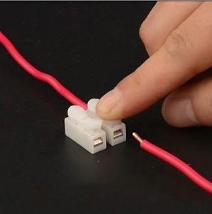 1 Pole Quick Wire Connector Terminal Block Spring Connector LED Strip Lighting