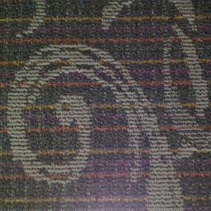Rub Resistance Purple Loop Pile Carpet With Polypropylene Mixed Nylon