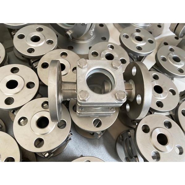 Plain Flanged Sight Glass Borosilicate DIN Connection Stainless Steel