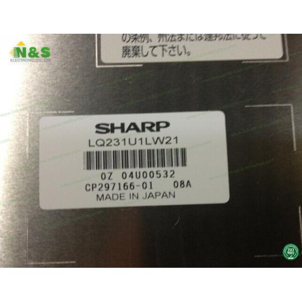 Quality 250 cd / m² 16.7M 8 bit SHARP lcd display monitor LQ231U1LW21 for sale