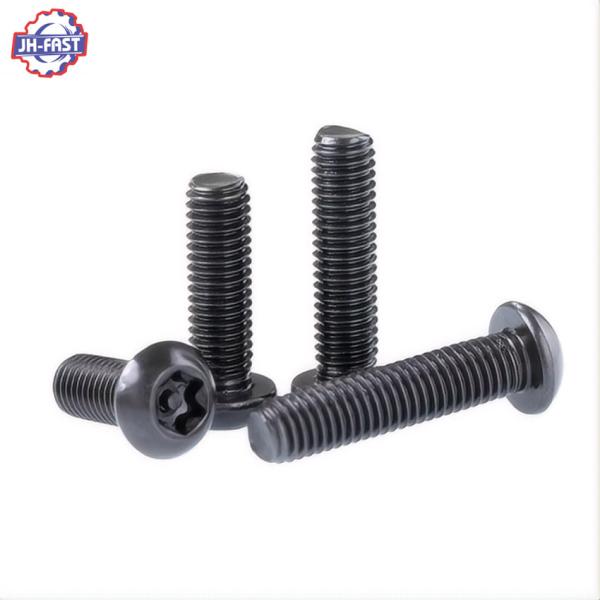 Black Torx Button Mushroom Head Screw M2 M2.5 M3 M4 M5 M6 M8 Anti-theft Tamper