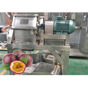 Stainless Steel Passion Fruit Pulping Machine 1500 T / Day Good Performance