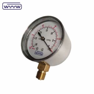 Wholesale low manometer ss 63mm inH2O wc mbar bellows pressure gauge from china suppliers