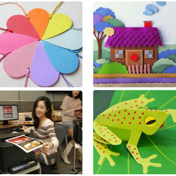 Double Sides Bright Colorful 180G 230G 250G 300G Manila Paper Board Sheets 