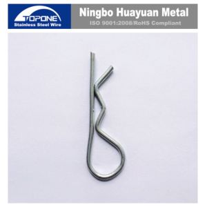 General Stainless Steel Wire Forming R Shaped Spring Clips High Tensile Strength
