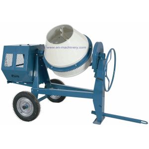 Mini Cement Mixer Rated Overload Concrete Mixer For Cast Iron CogWheel And