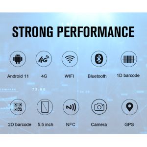 Android 11 Barcode Scanner Handheld Data Collection Terminal for Warehouse