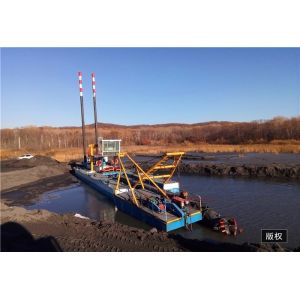 Discharge Distance 2000m Hydraulic Sand Dredger Vessel Mining