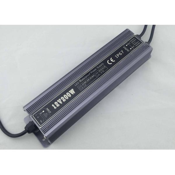 200W IP67 Constant Voltage LED Power Supply DC12V / DC 24V 16.6A