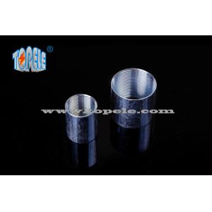 Buy cheap 1/2 in Threaded Galvanized Steel Rigid Couplings for IMC / Rigid Conduit from wholesalers