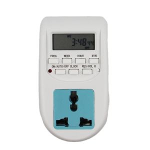 EU Germany universal socket timer LCD digital display time control switch AL-06 PLUG IN 24 hours TIMER